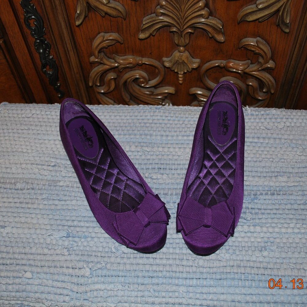Coach Purple Flats